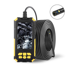 (10M, 5.5mm) P50 5.5/8mm Dual-lens 1080P HD 4.5inches IPS Screen Industrial Borescope IP68 Waterproof Borescope with 9 LED Lights