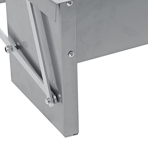 8.2L Automatic Aluminium Chicken Treadle Feeder Self Opening 2