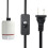 (UK Plug) 1.8M Reptile Ceramic Emitter Heating Lighting Lamp Bulb Holder Switch 4