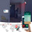 (EU Plug) WIFI GSM Home Burglar Security Alarm System Door Window Control Panel Motion Sensor 4