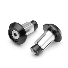 (Black) Aluminum Handlebar End Plugs