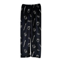 (L, black) Cartoon cute women's pajamas flannel casual comfortable soft fleece home pants winter warm trousers
