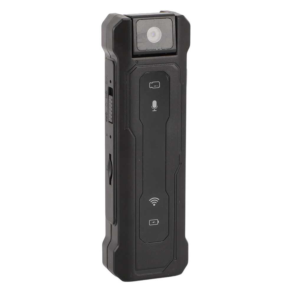 1080P Body Cam With 180 Rotating Lens, 128Gb Support, Portable Video Recorder 9361337286675