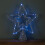 28cm Battery Powered Silver Christmas Star Tree Topper with Blue Multi-Action LEDs 3