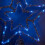 28cm Battery Powered Silver Christmas Star Tree Topper with Blue Multi-Action LEDs 6