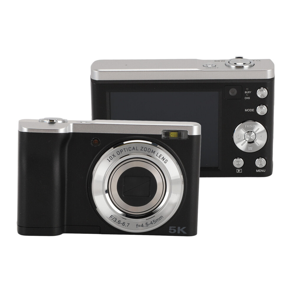 High-Res 5K Digital Camera 16MP Front & 12MP Rear Anti Shake Auto Focus-image-OPC-PJFZMWR-NEW