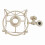 Vibration Resistant Gold Mic Shock Mount for Recording Studios 14