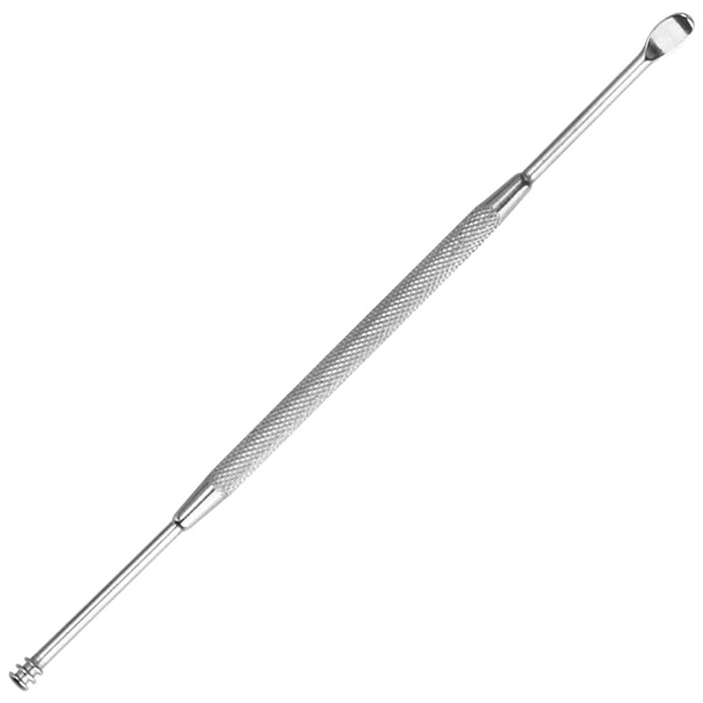 Silver Ear Spoon Metal Earwax Removal Tool One Size Ear Curette