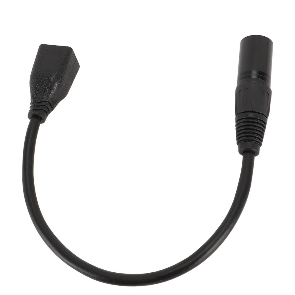 5 Pin XLR to RJ45 Female Cable 22AWG Shielded 1ft Network Adapter-image-OPC-PJFZP25-NEW