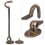 Chinese Style Window Latches Antique Brass 7