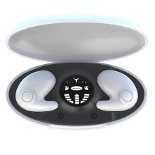 (White) Bluetooth Wireless Headphones Earphones Earbuds Touch Control Noise Cancelling Invisible Sleeping
