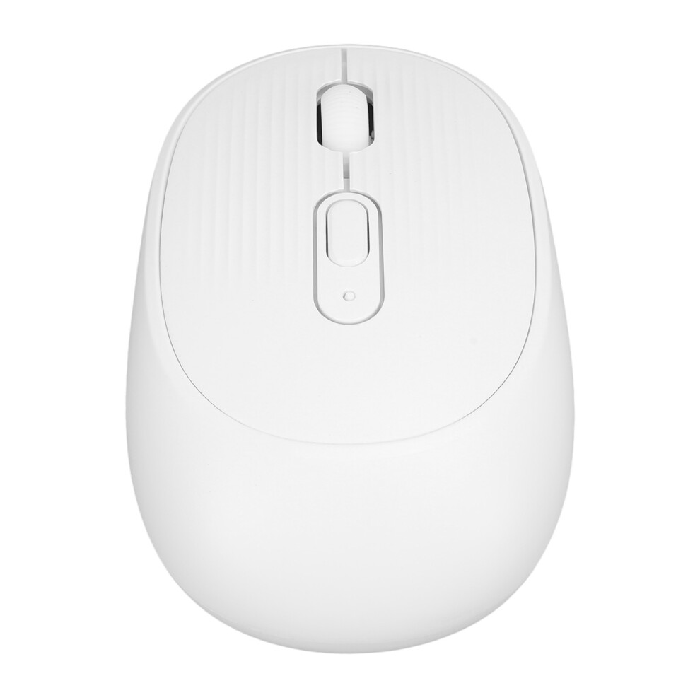 Wireless Mouse Quiet Portable 800/1600/2400 Dpi For Chromebook & Pc White 3691337298306