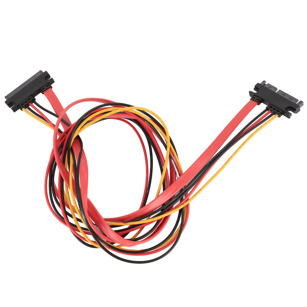 22Pin Sata Power Data Extension Cable 3.3Ft Male To Female Combo 7901337298289