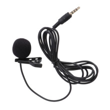 Lavalier Microphone Mini Lapel Clip-On, Wired, Compact for Interviews and Vlogs on Smartphones and Cameras