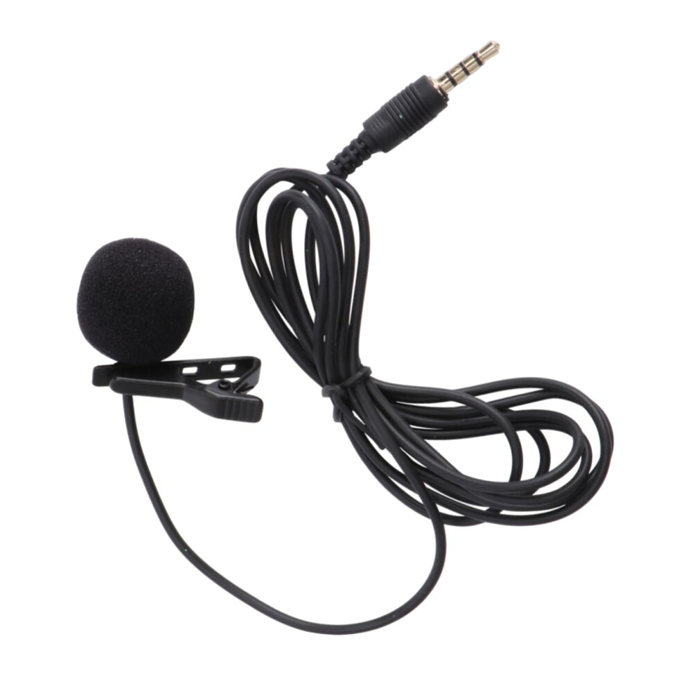 Lavalier Microphone Mini Lapel Clip-On, Wired, Compact For Interviews And Vlogs On Smartphones And Cameras 6947110913285