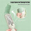 (green) Pet Cat Hair Removal Roller Double-sided Hair Brush Roller Scraper Multi-function Lint Remover 3