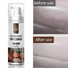 (for leather) Leather Foam Cleaner Car Seat Sofa Leather Bag Care Maintenance Agent Decontamination Dry Cleaner 200ml