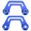 Pair A Pillar Windshield Light Mounting Bracket 1