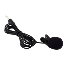 30Hz Mini Lavalier Microphone With Clip Clip-On Lavalier Mic For Smartphone And PC For Interviews And Podcasts Portable