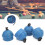 4pcs Cue Chalk Holder Pocket Rubber Billiard Pool 10