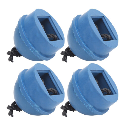 4pcs Cue Chalk Holder Pocket Rubber Billiard Pool 2
