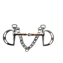 Stainless Steel Denture Bit Rings Toggle Bit 125mm 03 Horse Harness Riding Accessories