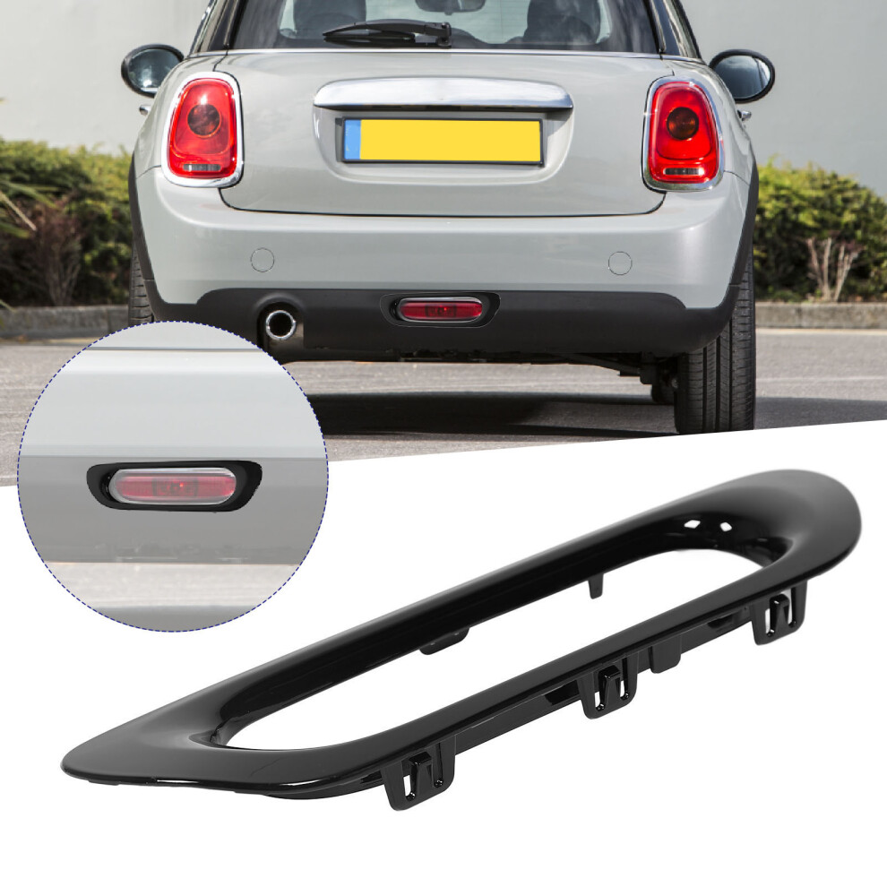 Gloss Rear Bumper Fog Cover Trim For F55 F56 F57 2014-2021 Black/Light 8221337307408