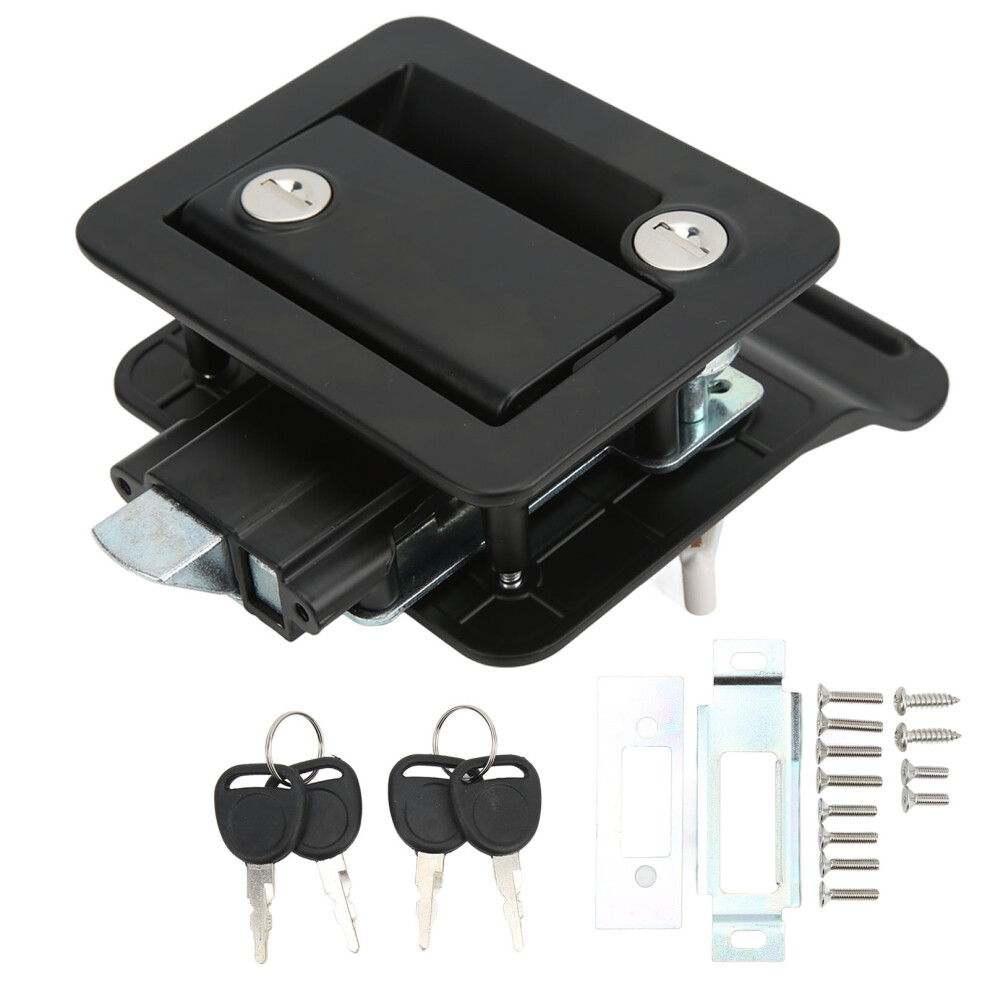 Rv Entrance Door Lock Safety Latch Lock Built In 9121376274237