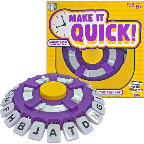 Make It Quick the Fast Thinking Family Party Board Game