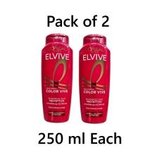 Loreal Elvive Color Vive Shampoo 2 in1 Protettivo 250ml (Pack of 2)