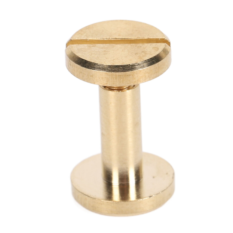 50 Set Binding Rivet Round Flat Head Brass Slot 9121376276200