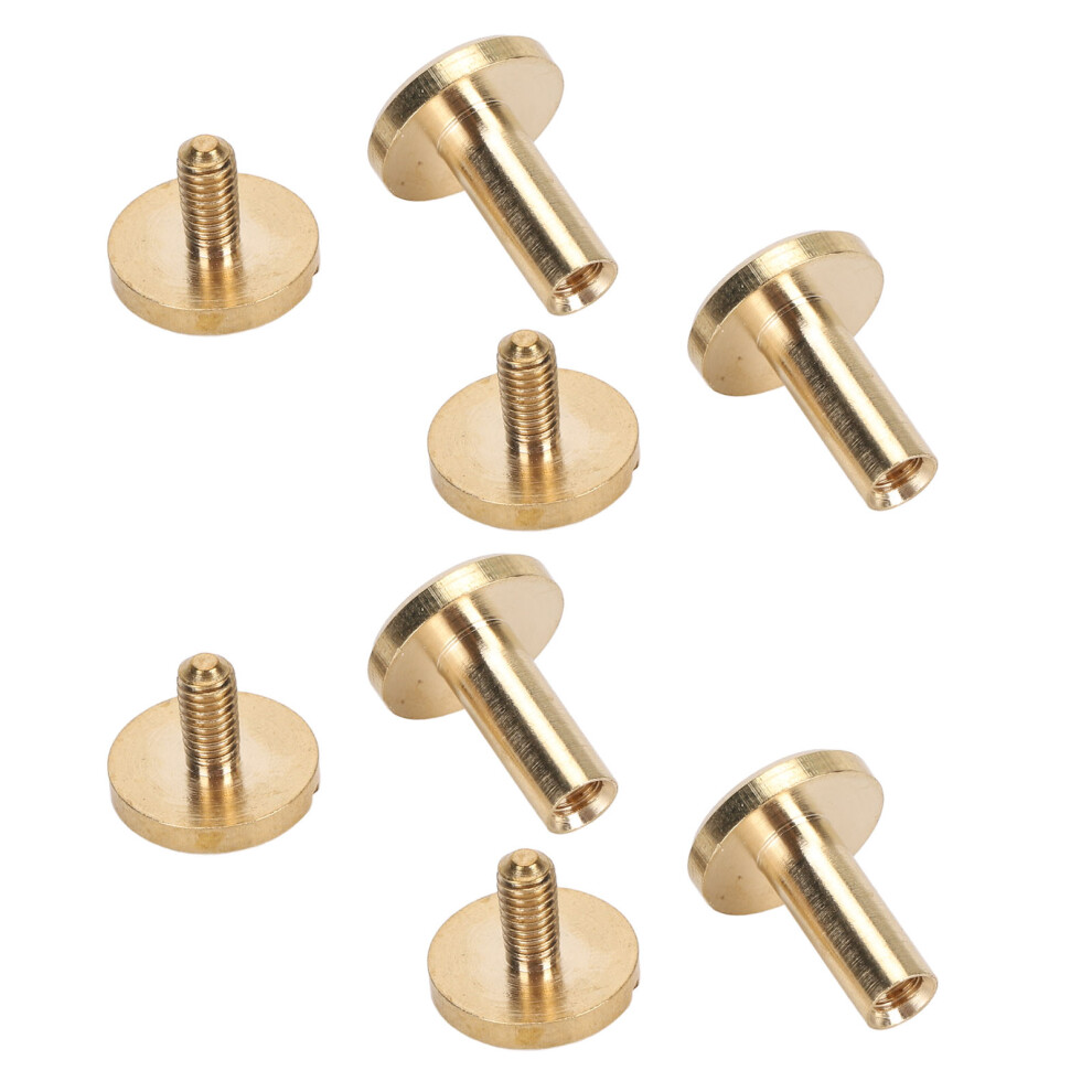 50 Set Binding Rivet Round Flat Head Brass Slot 9121376276231