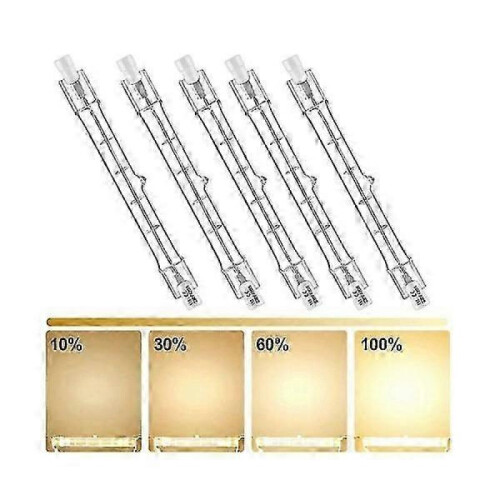 5-pack R7s 118mm 300w 230v,r7s halogen linear light 2