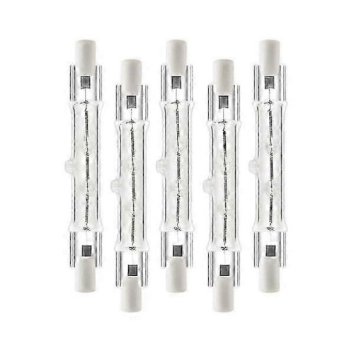 5-pack R7s 118mm 300w 230v,r7s halogen linear light