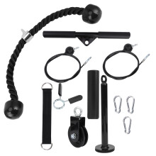 DIY Fitness Equipment Set Pulley Bar Pull Strap