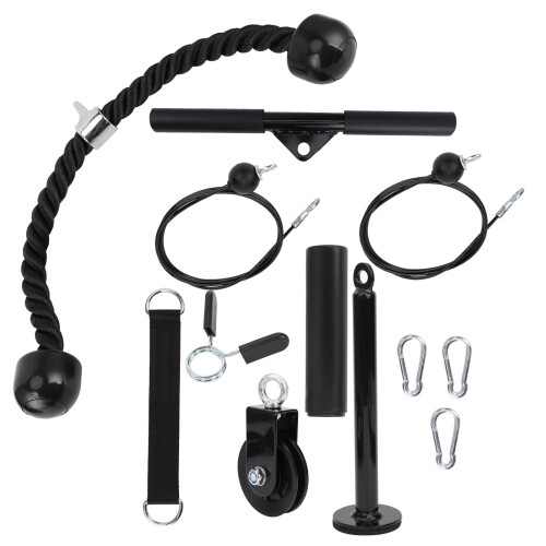 DIY Fitness Equipment Set Pulley Bar Pull Strap