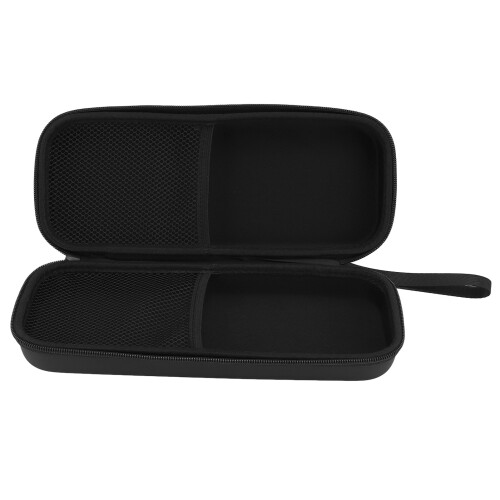 Durable 10in Black Hard Stethoscope Case with Convenient Mesh Pocket