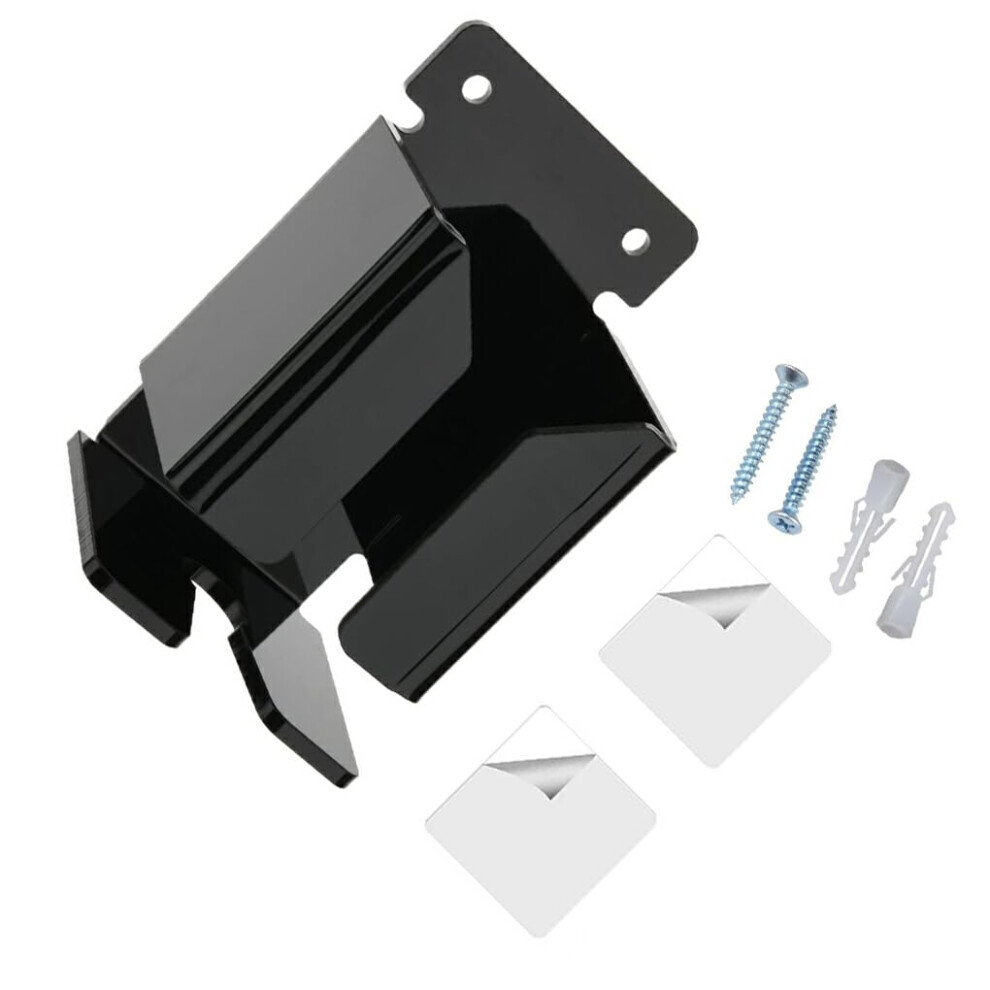 Black Razor Stand For Men Acrylic Razor Holder Easy Install Shaving Accessories Organizer