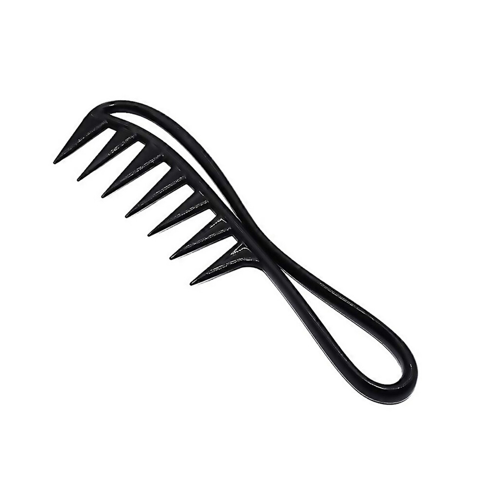 Unisex For Wide Tooth Plastic Comb Detangler Curly Hair Hairdressing
