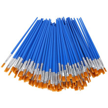 For 200 Pcs Flat Paint Brushes Small Brush Bulk For Detail Painting