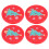 4Pcs 75mm Hockey Replacement Pucks Accessory for 7
