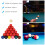 22Pcs 52.2mm/2.1in Snooker Billiard Pool Table 15
