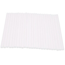 For 50 Pieces Plastic Cake Rods04 Inch Diameter 95 Inch Length White