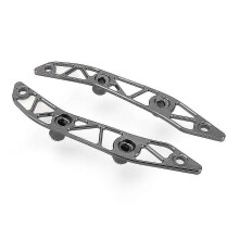 (Titanium)Motorcycle Accessories Windshield Windscreen Bracket Strip Trim Kit For Yamaha X-max300 X-max