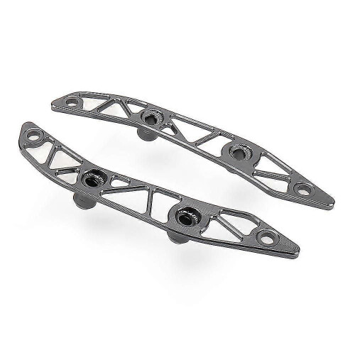 (Titanium)Motorcycle Accessories Windshield Windscreen Bracket Strip Trim Kit For Yamaha X-max300 X-max