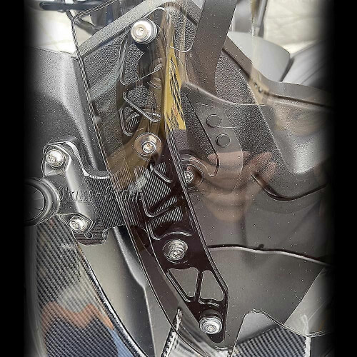 (Titanium)Motorcycle Accessories Windshield Windscreen Bracket Strip Trim Kit For Yamaha X-max300 X-max 2