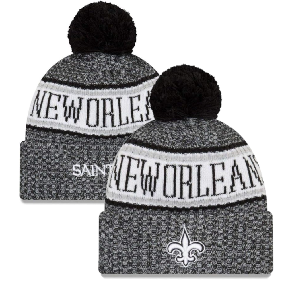 New Era (One Size) Carolina Panthers Nfl Beanie Adult Sideline Knit Hat - New
