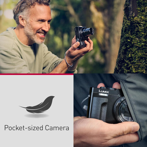 Panasonic Câmera compacta Panasonic apn compact lumix tz99 preta 2