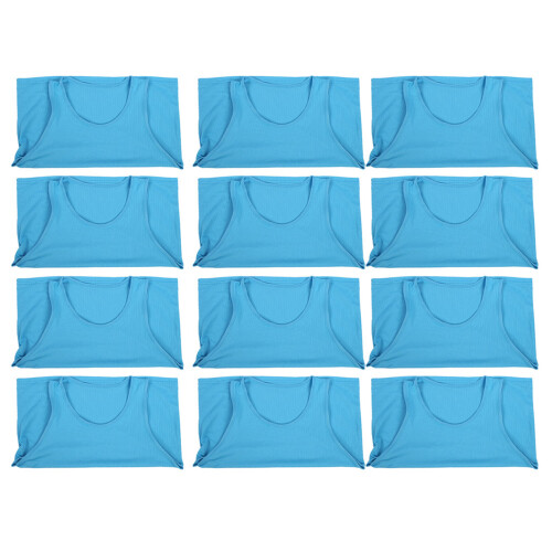 12pcs Kid Training Vest Breathable Mesh Team 1