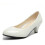 (34, White) Women's Leather High-heels 1